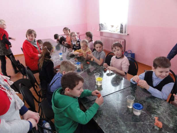 зоофест дети лепка много